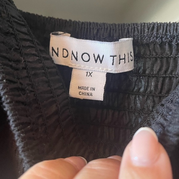 And Now This Trendy Plus Size Smocked Ruffle Maxi Dress - Picture 3 of 6